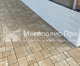 Тротуарная плитка 342 Механический завод Бавария ColorMix 60мм Каракум