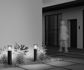 Ландшафтный светильник Spir Maytoni O439FL-L12GF3K цвет Графит