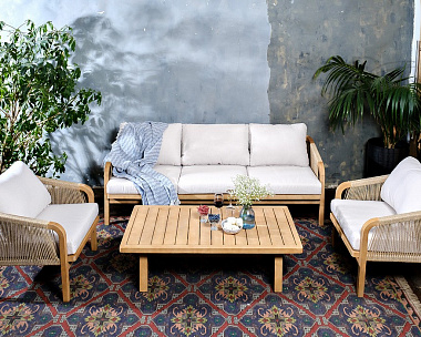Диванная группа из акации RIMINI L Joygarden