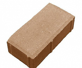 Брусчатка 200х100х50 мм. ЭДД 1.5 Бежевый