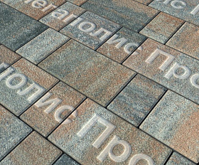 Тротуарная плитка Выбор Старый город Листопад 1Ф.8 Гранит 80 мм. Клен