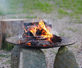 Костровая чаша чугунная Concretika Plato 100, толщина 12 мм