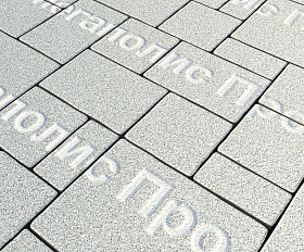 Тротуарная плитка Выбор Мюнхен Б.2. Фсм.6 60 мм Стоунмикс Белый