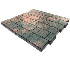 Тротуарная плитка Steinrus Bergamo 40 мм Colormix Штайнрус