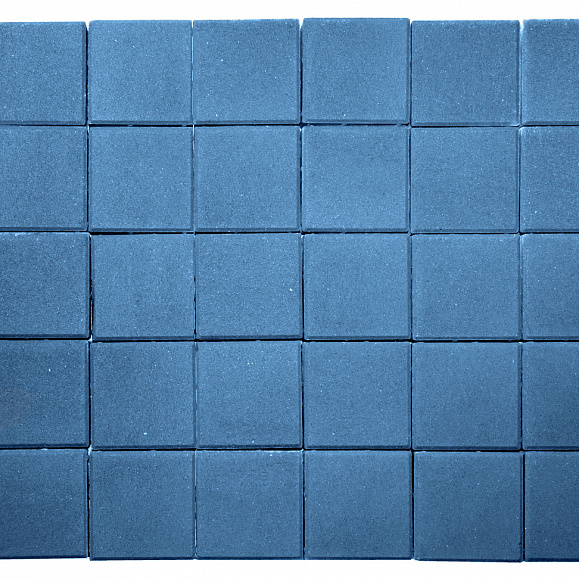 Тротуарная плитка Лидер 40 Квадрат 200х200х60 мм Синий фото 1