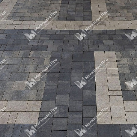 Тротуарная плитка Braer Старый Город Ландхаус 60 мм Colormix Вечер фото 4