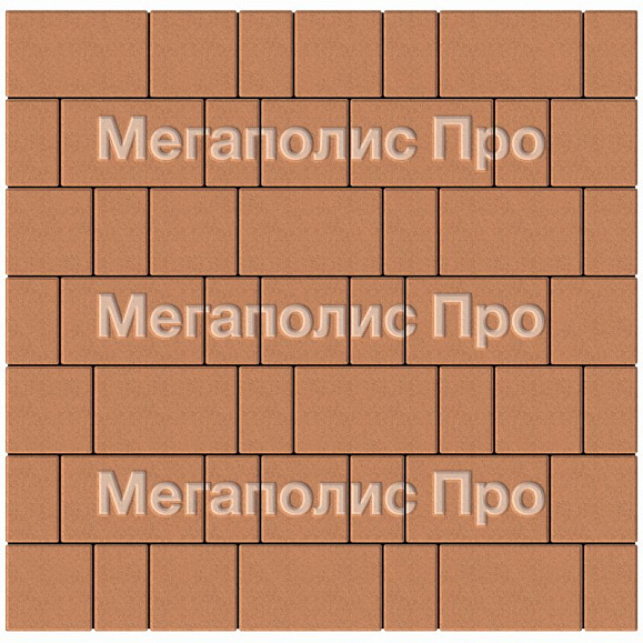 Тротуарная плитка Выбор Старый город А.1.Фсм.4 40 мм. Оранжевый фото 3