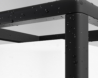 Ландшафтный светильник Trim Maytoni O455FL-01GF1 цвет Графит