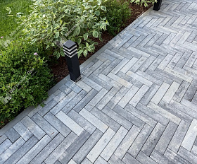 Тротуарная плитка Braer Ригель 320x80x60 мм Colormix Туман