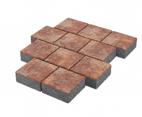 Тротуарная плитка Stellard Квадрат 200x200x80 мм Санрайз