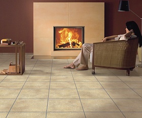 Клинкерная напольная плитка Interbau Alpen 044 Allgau, 310*310*8 мм R11/B