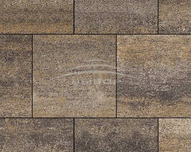 Тротуарные плиты Выбор Квадрум  В.1.К.10 300х300х100 мм Искусственный камень Базальт Песочный
