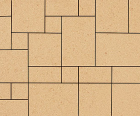Тротуарная плитка 342 Механический завод Вилла 80 мм Бежевый