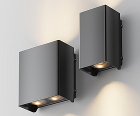 Настенный светильник (бра) Shell Maytoni O570WL-L20B3K цвет Черный