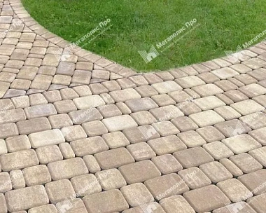 Тротуарная плитка Braer Классико ColorMix 60 мм Миндаль