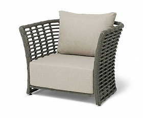 Кресло Валенсия 4SIS из искусственного ротанга, цвет серый