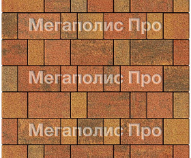 Тротуарная плитка Выбор Старый город Листопад 1Ф.8 Гранит 80 мм. Арабская ночь