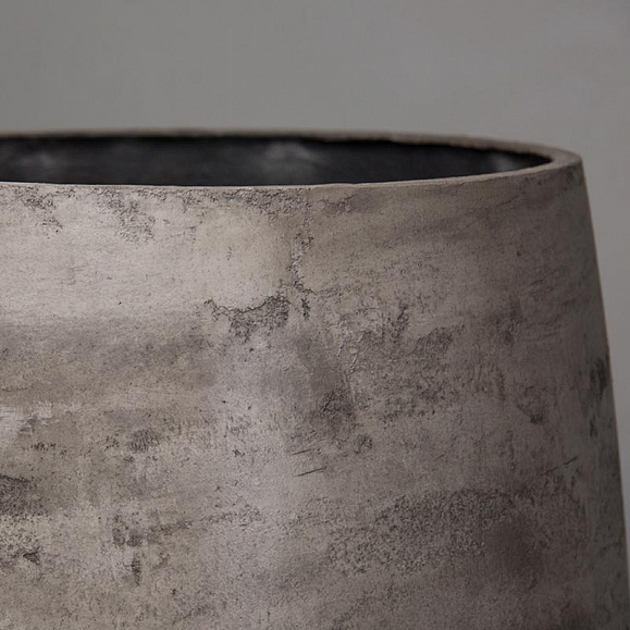 Кашпо Concretika Vase3 D90 H95 Concrete Grey Dark фото 2