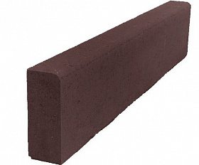 Бордюр тротуарный Спецбетон 1000х200х80 мм Коричневый