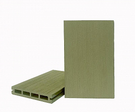 Террасная доска Террапол Смарт Пустотелая с пазом 4000 или 3000х130х22 мм, цвет Фисташка