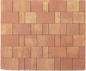 Тротуарная плитка Braer Старый Город Ландхаус 80 мм Рассвет