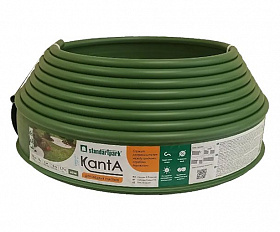 Бордюр садовый KANTA Standartpark SP Б-1000.10.02-ПП пластиковый (Модернизированный кантри) Оливковый 82552-Ол