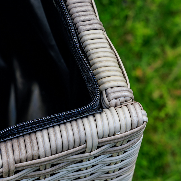 Сундук для хранения Karl 120 Royal Family из искусственного ротанга c колесиками, цвет бежевый фото 9