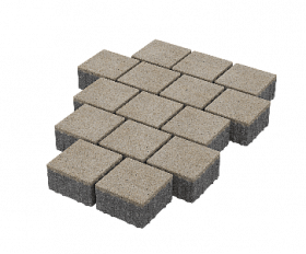 Тротуарная плитка Stellard Квадрат 150x150x80 мм Белый