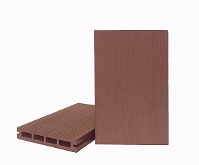 Террасная доска Террапол Смарт Пустотелая с пазом 4000 или 3000х130х22 мм, цвет Абрикос