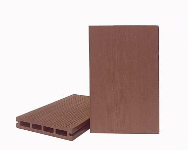 Террасная доска Террапол Смарт Пустотелая с пазом 4000 или 3000х130х22 мм, цвет Абрикос