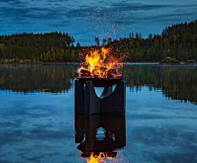 Костровая чаша чугунная Concretika Premium S60, толщина 6 мм