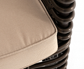 Блисс кресло из искусственного ротанга, цвет бронзовый