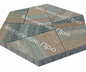 Тротуарная плитка Выбор Оригами Б.4.Фсм.8 80 мм Листопад Клен