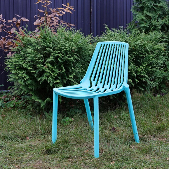 Обеденный стул Nico Royal Family из пластика, цвет тиффани фото 1