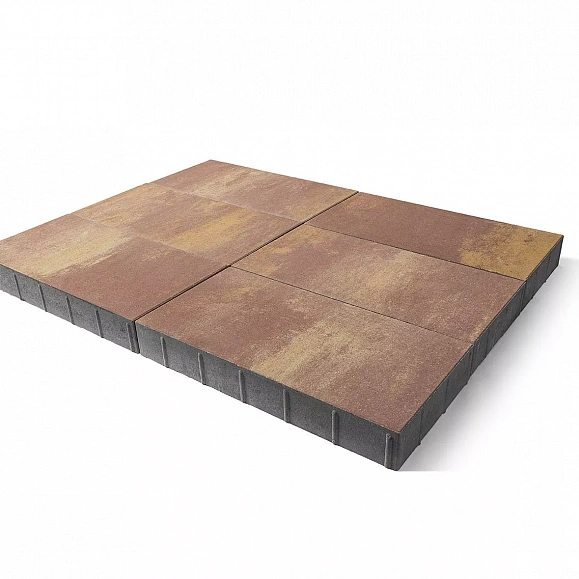 Тротуарная плита Cити Braer ColorMix 600*300*80мм Каньон фото 2