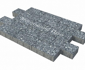 Тротуарная плитка Фабрика Готика Картано 300х150х60 мм Диорит FINERRO