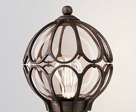 Ландшафтный светильник Via Maytoni O024FL-01G цвет Золото Антик