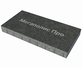 Пошаговая плита для дорожек 800x400x80 мм Черный с гранитной крошкой