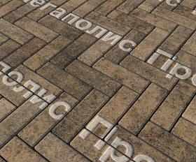 Тротуарная плитка Выбор Паркет Б.4.П.6 Листопад Шелковица