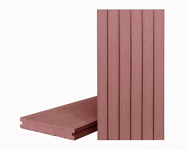 Террасная доска Террапол КЛАССИК полнотелая с пазом 4000 или 3000х147х24 мм, цвет Абрикос