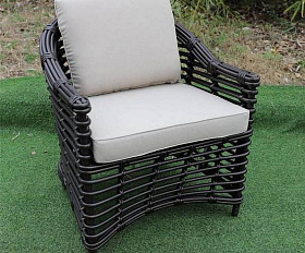 Кресло Ницца 4SIS из искусственного ротанга, цвет бронзовый