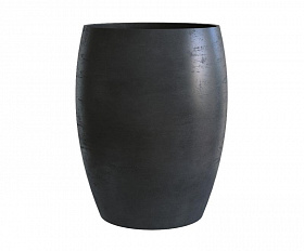 Кашпо Concretika Oval D30 H41 Charcoal