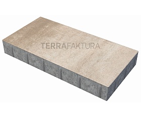 Пошаговая плита для дорожек Terrafaktura Урбан 600x300x80 мм Береговая дюна