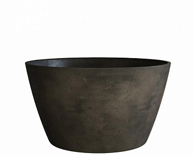 Кашпо Concretika Bowl D52 H29 Brezent Grey