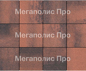 Тротуарные плиты Выбор Квадрум В.1.К.10 300х300х100 мм Листопад Гранит Клинкер