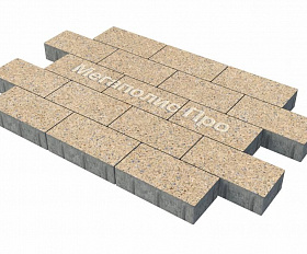 Тротуарная плитка Фабрика Готика Картано 300х150х60 мм Павловское FERRO