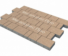 Тротуарная плитка Фабрика Готика Новый Город 60 мм Сильвер 17