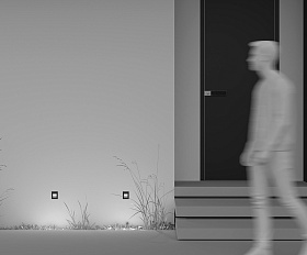 Подсветка для лестниц Arca Maytoni O038-L3B цвет Черный