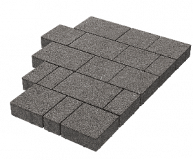 Тротуарная плитка Stellard Новый город 40 мм Серый