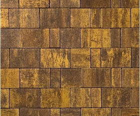 Тротуарная плитка 342 Механический завод Новый Город ColorMix 60мм Каньон
